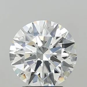 3.09 Carat Round F VVS2 Lab Diamond
