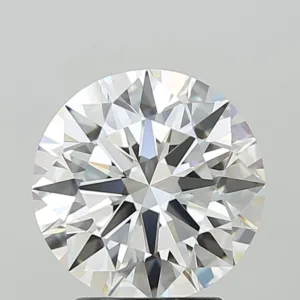 3.09 Carat Round F VVS2 Lab Diamond