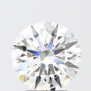 3.09 Carat Round F VVS2 Lab Diamond
