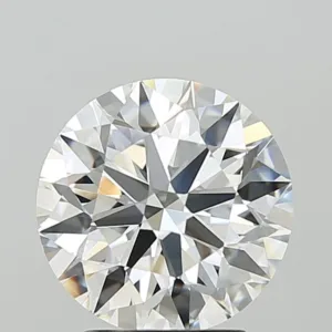 3.09 Carat Round F VVS2 Lab Diamond