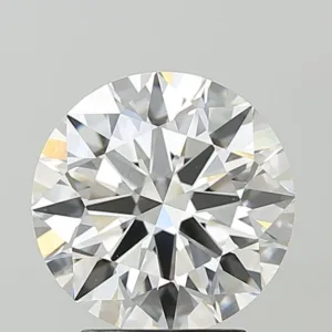 3.1 Carat Round F VVS2 Lab Diamond
