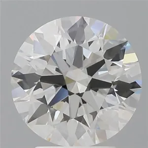 3.1 Carat Round F VVS2 Lab Diamond