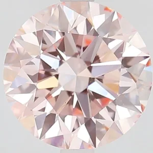 3.11 Carat Round Fancy Intense Pink VS1 Lab Diamond