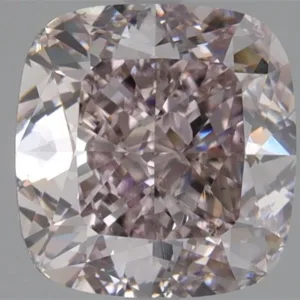 3.29 Carat Cushion Brilliant Fancy Pink SI1 Natural Diamond