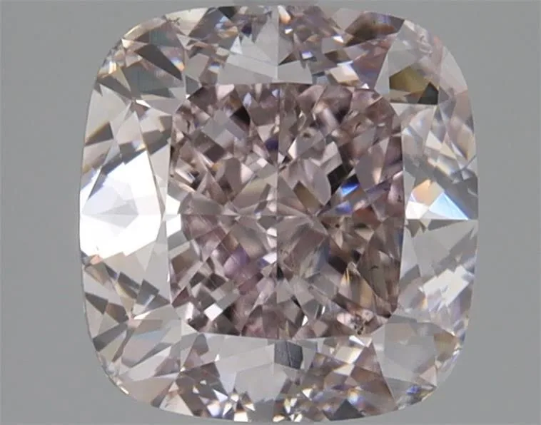 3.29 Carat Cushion Brilliant Fancy Pink SI1 Natural Diamond 1 3.29 Carat Cushion Brilliant Fancy Pink SI1 Natural Diamond