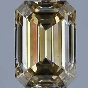 3.42 Carat Emerald Fancy Brown SI1 Natural Diamond