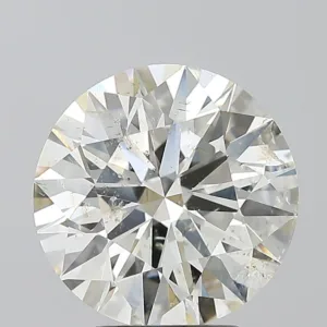 3.51 Carat Round I SI2 Natural Diamond