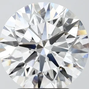 3.55 Carat Round F VVS2 Lab Diamond