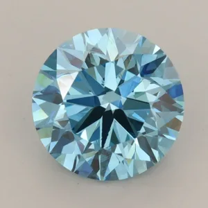 3.55 Carat Round Fancy Vivid Blue VS1 Lab Diamond