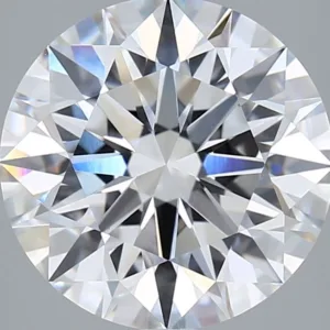 3.56 Carat Round F VVS2 Lab Diamond