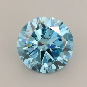 3.6 Carat Round Fancy Vivid Blue VS1 Lab Diamond