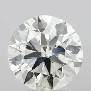 3.7 Carat Round L SI2 Natural Diamond