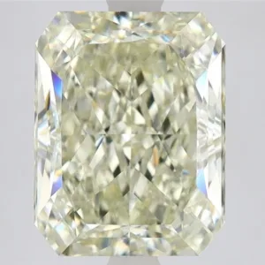 4.01 Carat Radiant Fancy Yellow VS2 Natural Diamond