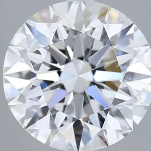 4.01 Carat Round F VVS1 Lab Diamond