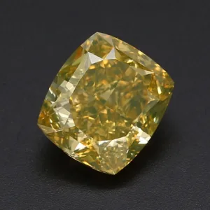 4.03 Carat Cushion Brilliant Yellow VS1 Natural Diamond
