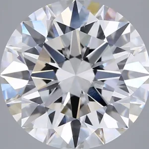 4.04 Carat Round G VVS2 Lab Diamond