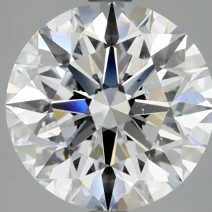 4.05 Carat Round D SI2 Natural Diamond