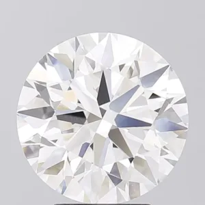 4.06 Carat Round F VVS2 Lab Diamond