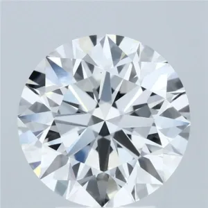 4.07 Carat Round F VVS2 Lab Diamond