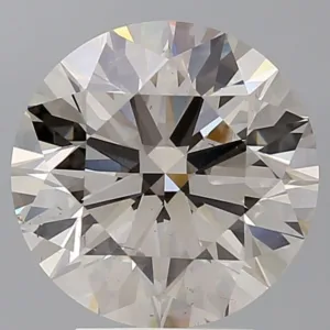 4.21 Carat Round L SI1 Natural Diamond