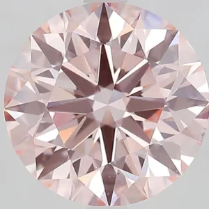 4.33 Carat Round Fancy Vivid Pink VS2 Lab Diamond