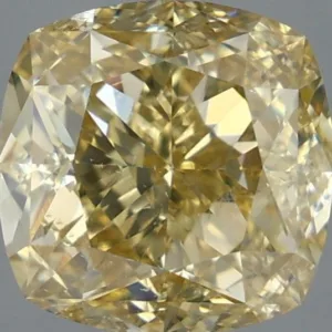 5.01 Carat Cushion Brilliant Fancy Yellow SI1 Natural Diamond