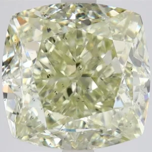 5.01 Carat Cushion Brilliant Fancy Yellow SI2 Natural Diamond