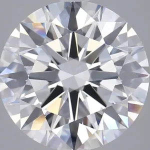 5.02 Carat Round F VVS2 Lab Diamond