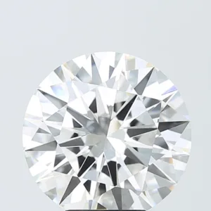 5.03 Carat Round F VVS2 Lab Diamond
