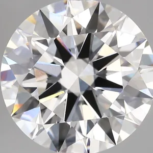 5.04 Carat Round D VVS2 Lab Diamond