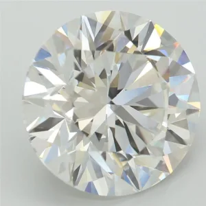 5.04 Carat Round F VVS2 Lab Diamond