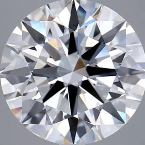 5.04 Carat Round F VVS2 Lab Diamond