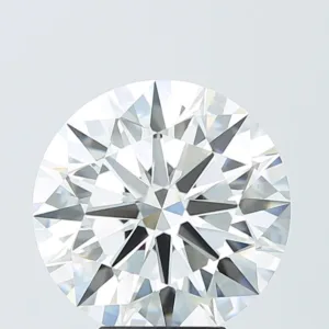 5.04 Carat Round F VVS2 Lab Diamond