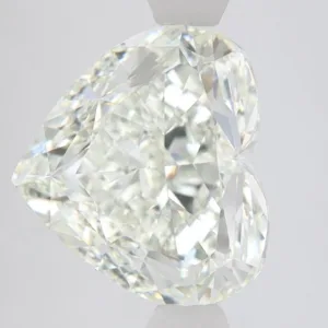 5.05 Carat Heart Fancy Light Green VS2 Natural Diamond
