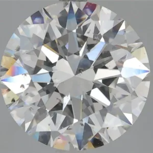 5.1 Carat Round H SI2 Natural Diamond