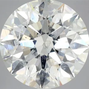 5.13 Carat Round H SI2 Natural Diamond