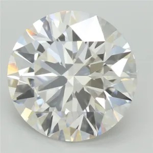5.68 Carat Round F VVS2 Lab Diamond