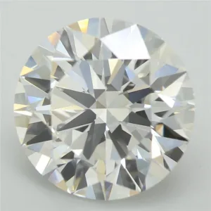 5.87 Carat Round F VVS2 Lab Diamond