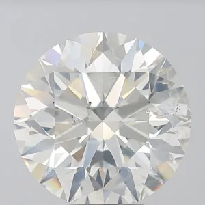 6.05 Carat Round H SI2 Natural Diamond