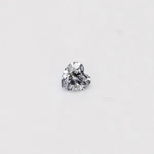 0.03 Carat Heart Fancy Light Gray Natural Diamond