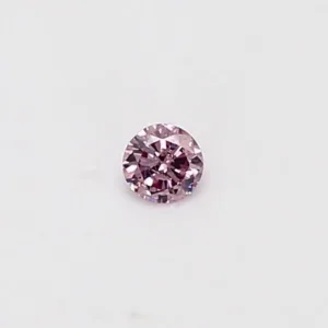 0.07 Carat Round Pink Natural Diamond