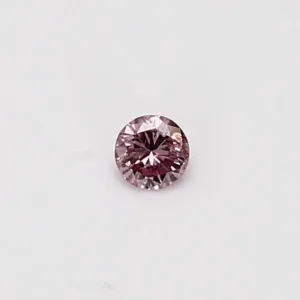0.07 Carat Round Pink Natural Diamond