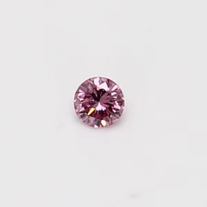 0.07 Carat Round Pink Natural Diamond