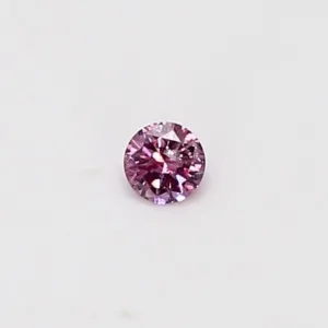 0.07 Carat Round Pink Natural Diamond