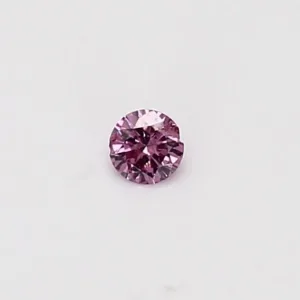 0.07 Carat Round Pink Natural Diamond