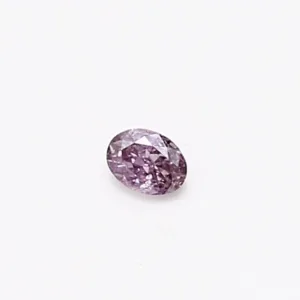0.08 Carat Oval Fancy Pink Natural Diamond