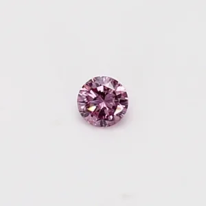 0.08 Carat Round Pink Natural Diamond