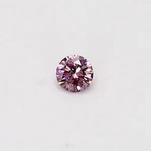 0.08 Carat Round Pink Natural Diamond