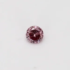 0.09 Carat Round Pink Natural Diamond