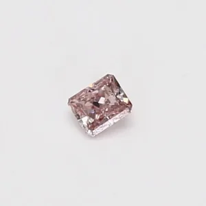 0.11 Carat Radiant Fancy Pink Natural Diamond
